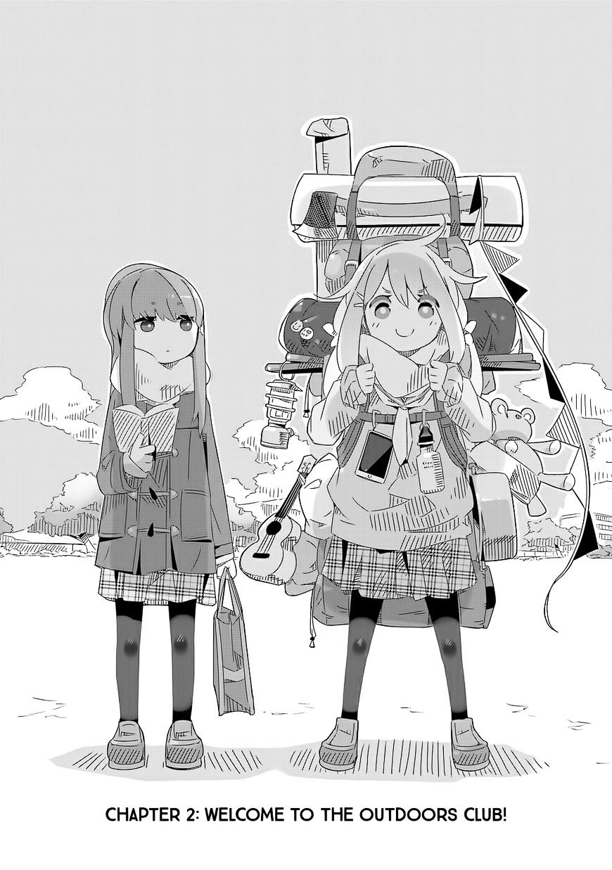 Yurucamp - Chapter 2 : Welcome To The Outdoors Club!