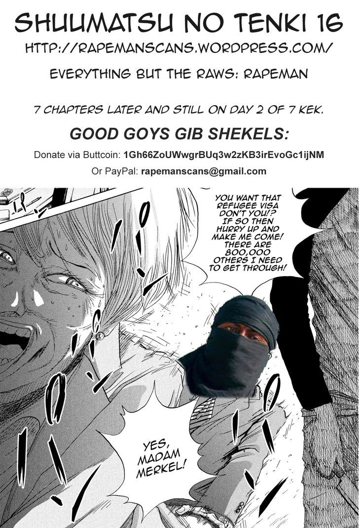 Shuumatsu No Tenki - Chapter 16 : The Rewards Of Slurping Up Piss