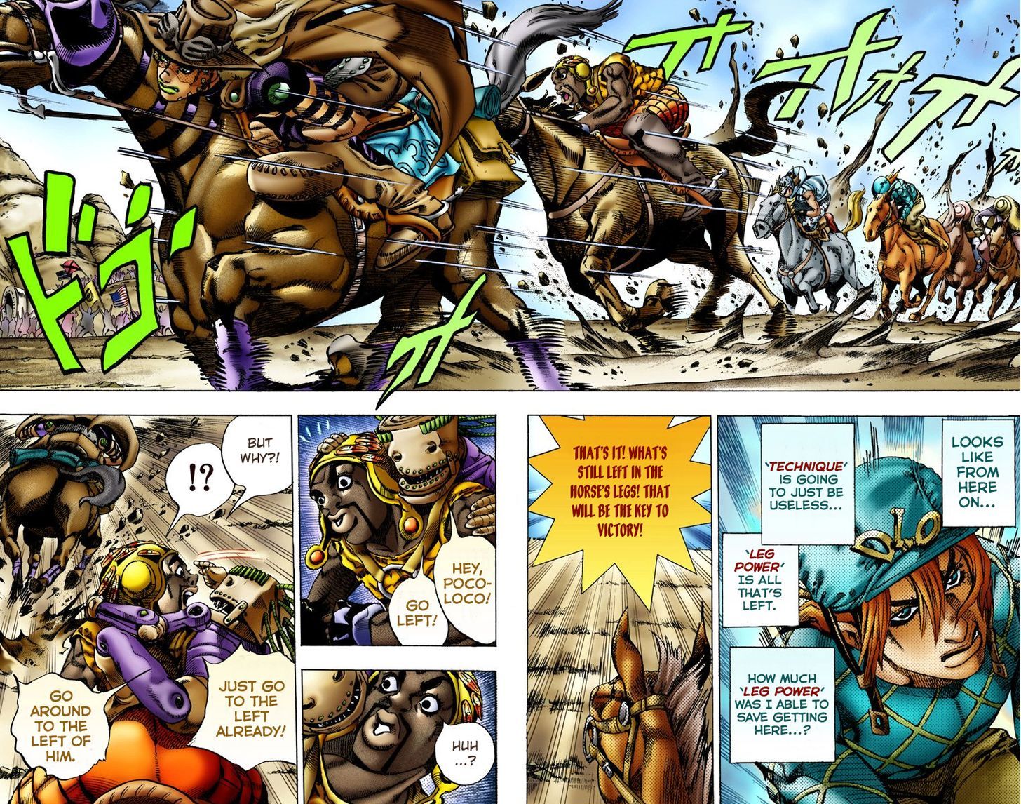 Steel Ball Run - Vol.2 Chapter 11 : The Final Stretch 1,000 Meters Left