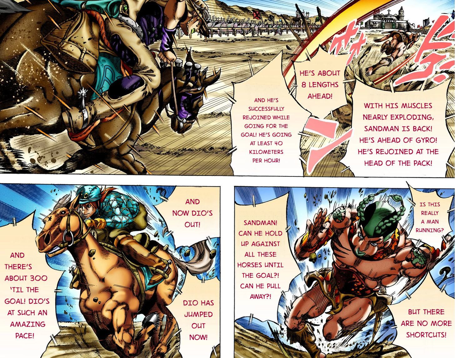 Steel Ball Run - Vol.2 Chapter 11 : The Final Stretch 1,000 Meters Left