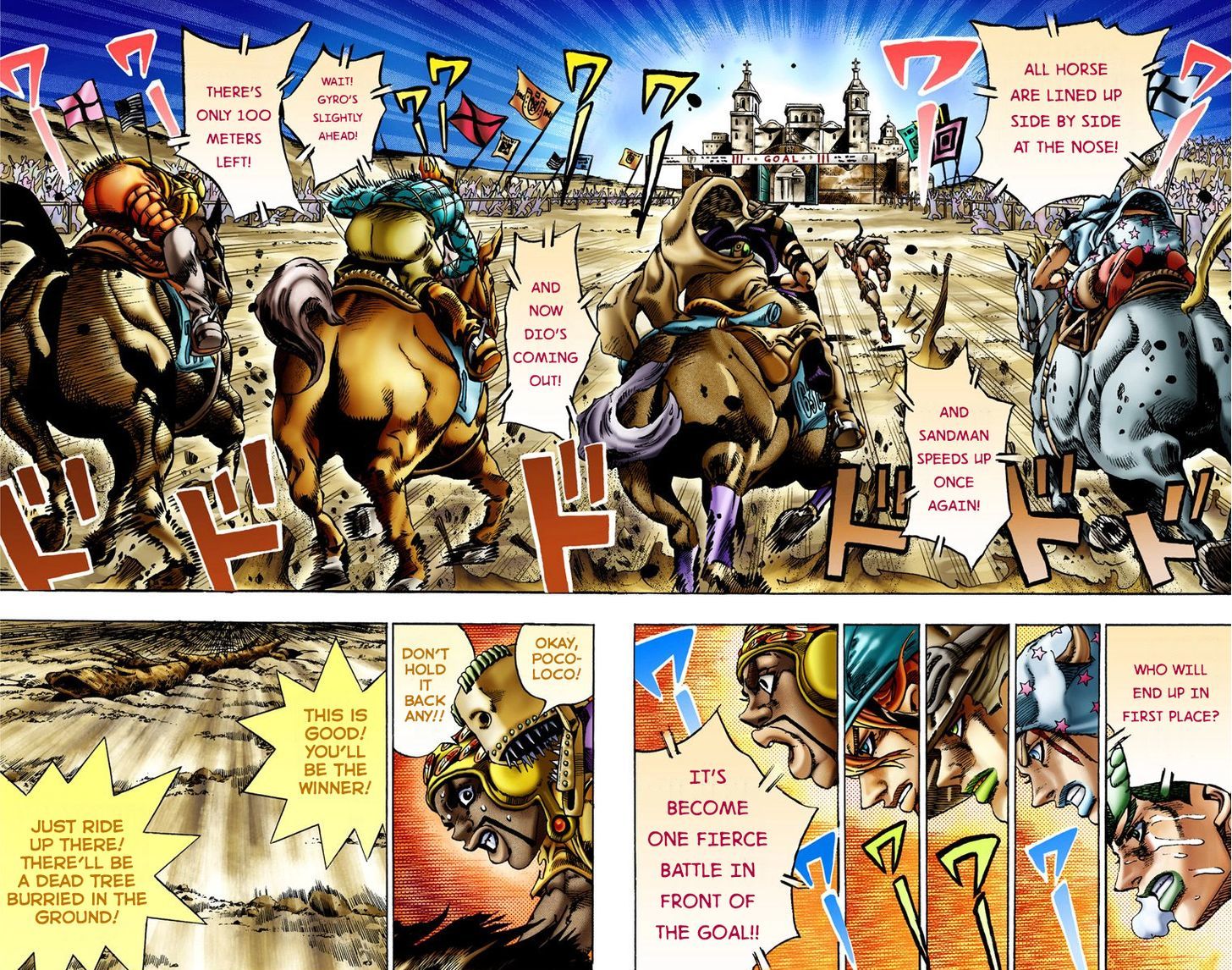 Steel Ball Run - Vol.2 Chapter 11 : The Final Stretch 1,000 Meters Left