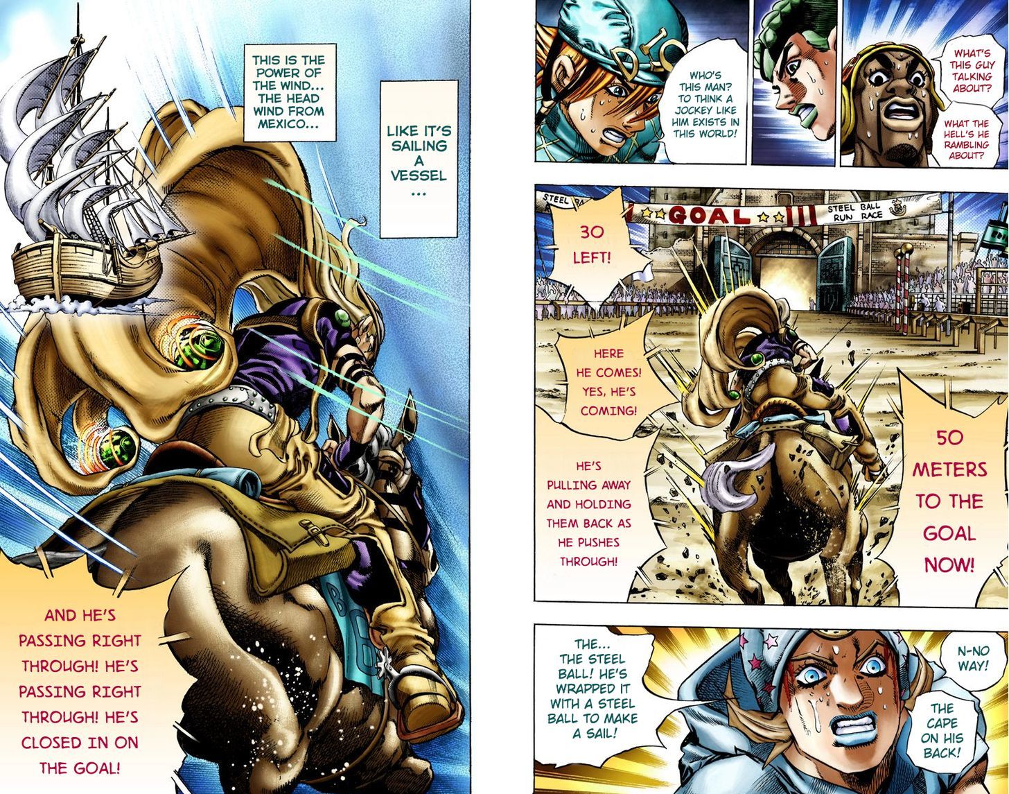 Steel Ball Run - Vol.2 Chapter 11 : The Final Stretch 1,000 Meters Left