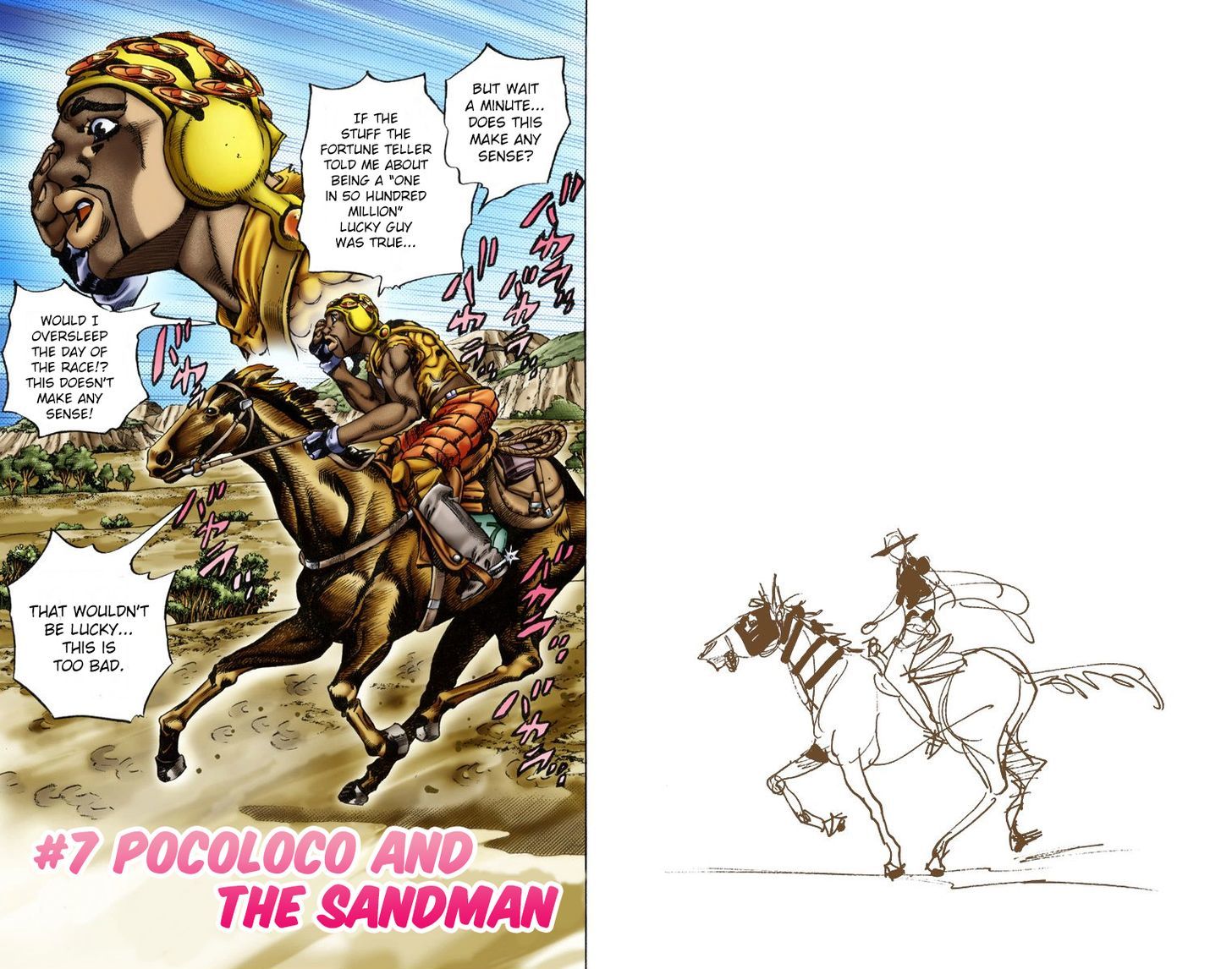 Steel Ball Run - Vol.2 Chapter 7 : Pocoloco And The Sandman