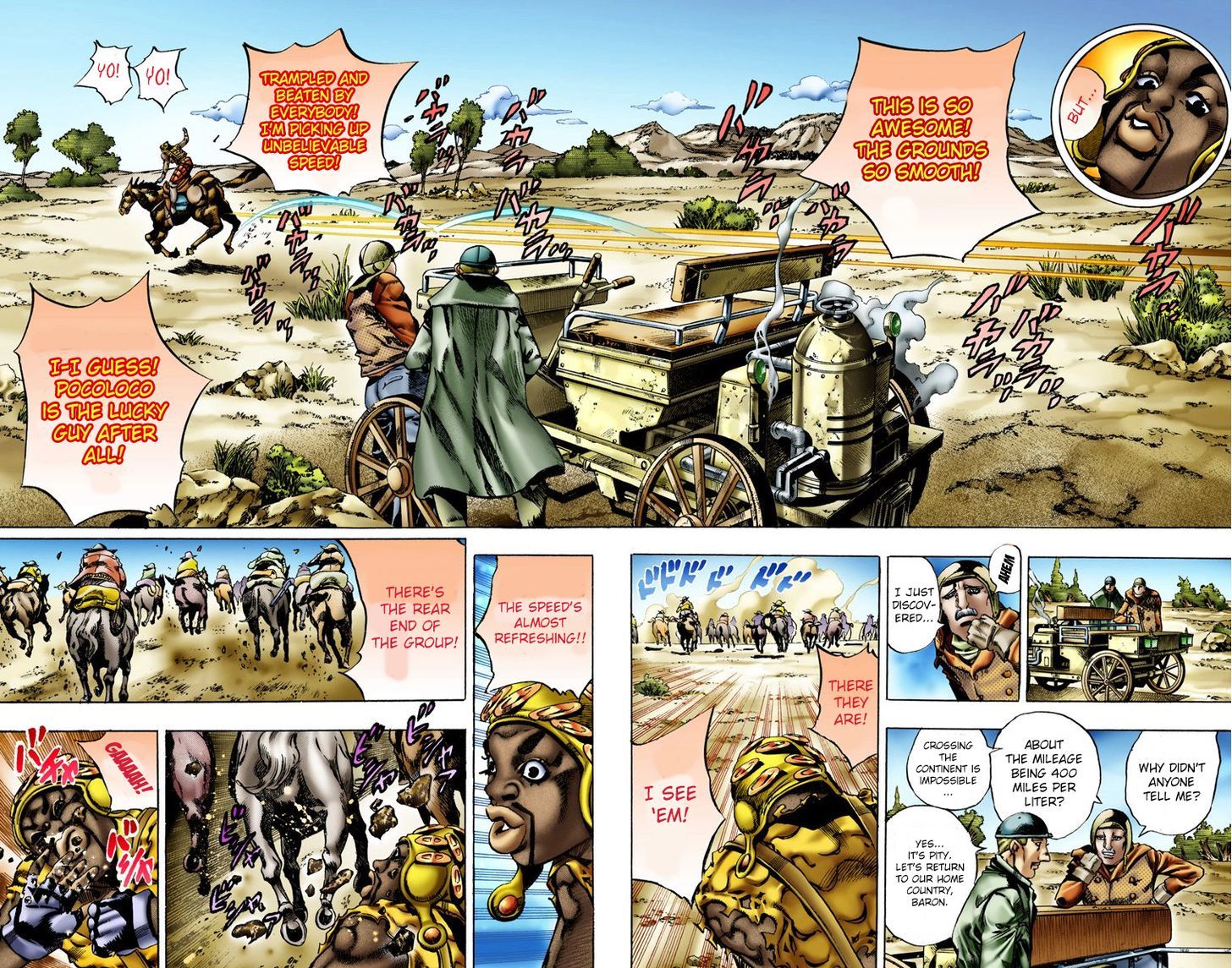 Steel Ball Run - Vol.2 Chapter 7 : Pocoloco And The Sandman