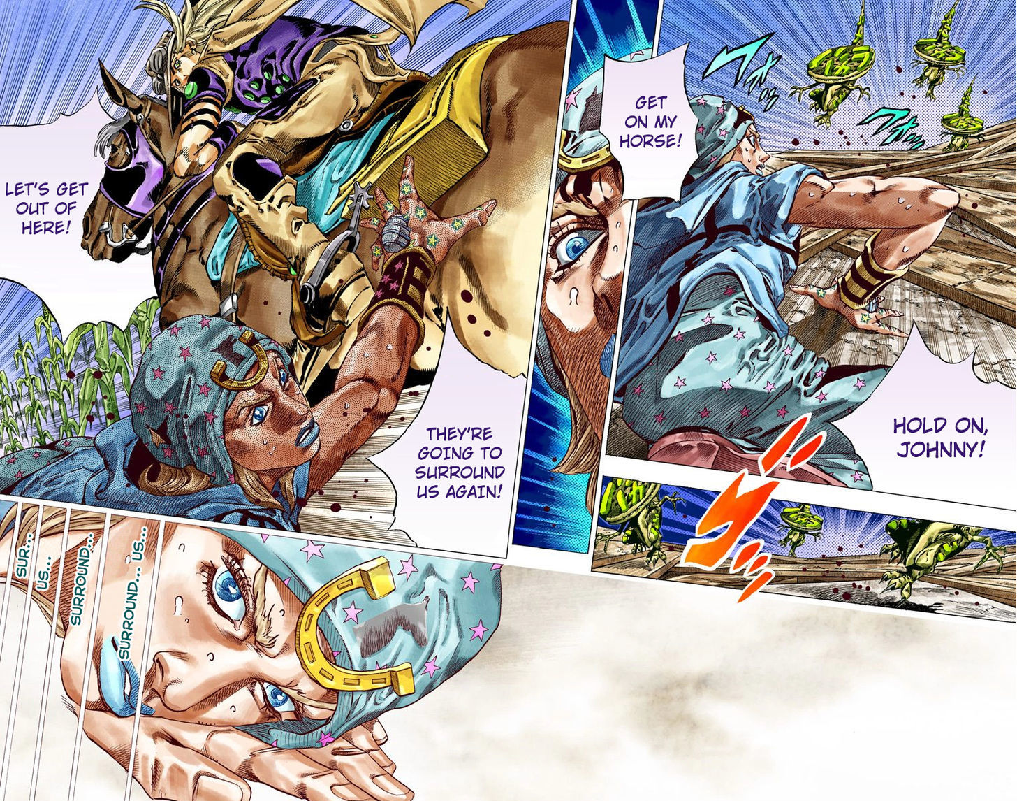 Steel Ball Run - Vol.10 Chapter 42 : The Silent Way Part 3