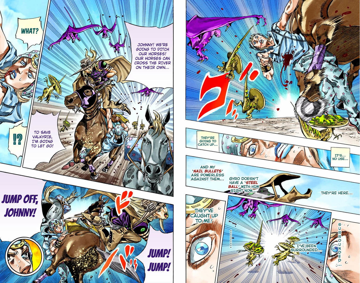 Steel Ball Run - Vol.10 Chapter 42 : The Silent Way Part 3