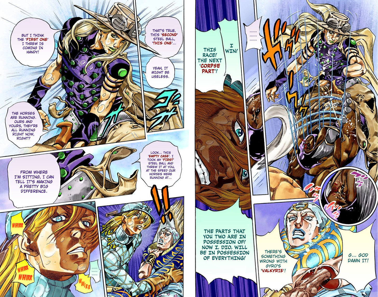 Steel Ball Run - Vol.9 Chapter 39 : Catch The Rainbow (On That Stormy Night) Part 2