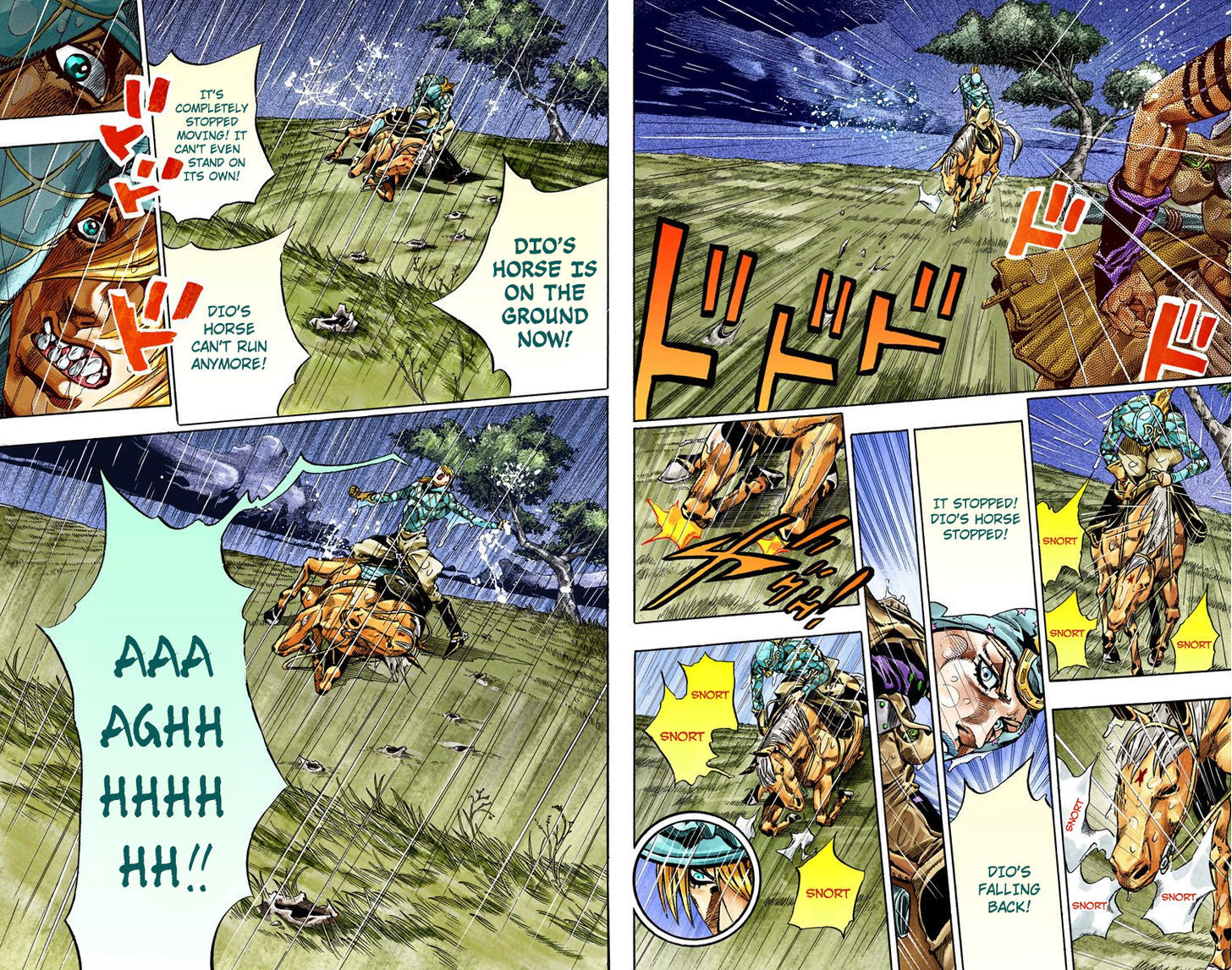 Steel Ball Run - Vol.9 Chapter 39 : Catch The Rainbow (On That Stormy Night) Part 2