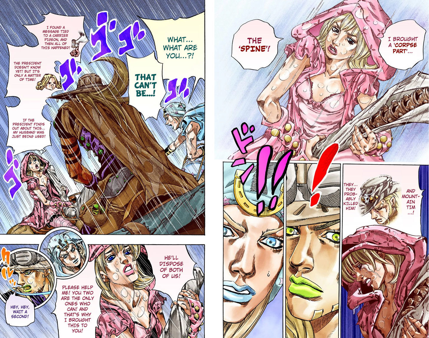 Steel Ball Run - Vol.9 Chapter 39 : Catch The Rainbow (On That Stormy Night) Part 2