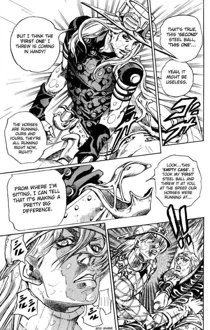 Steel Ball Run - Vol.9 Chapter 39 : Catch The Rainbow (On That Stormy Night) Part 2