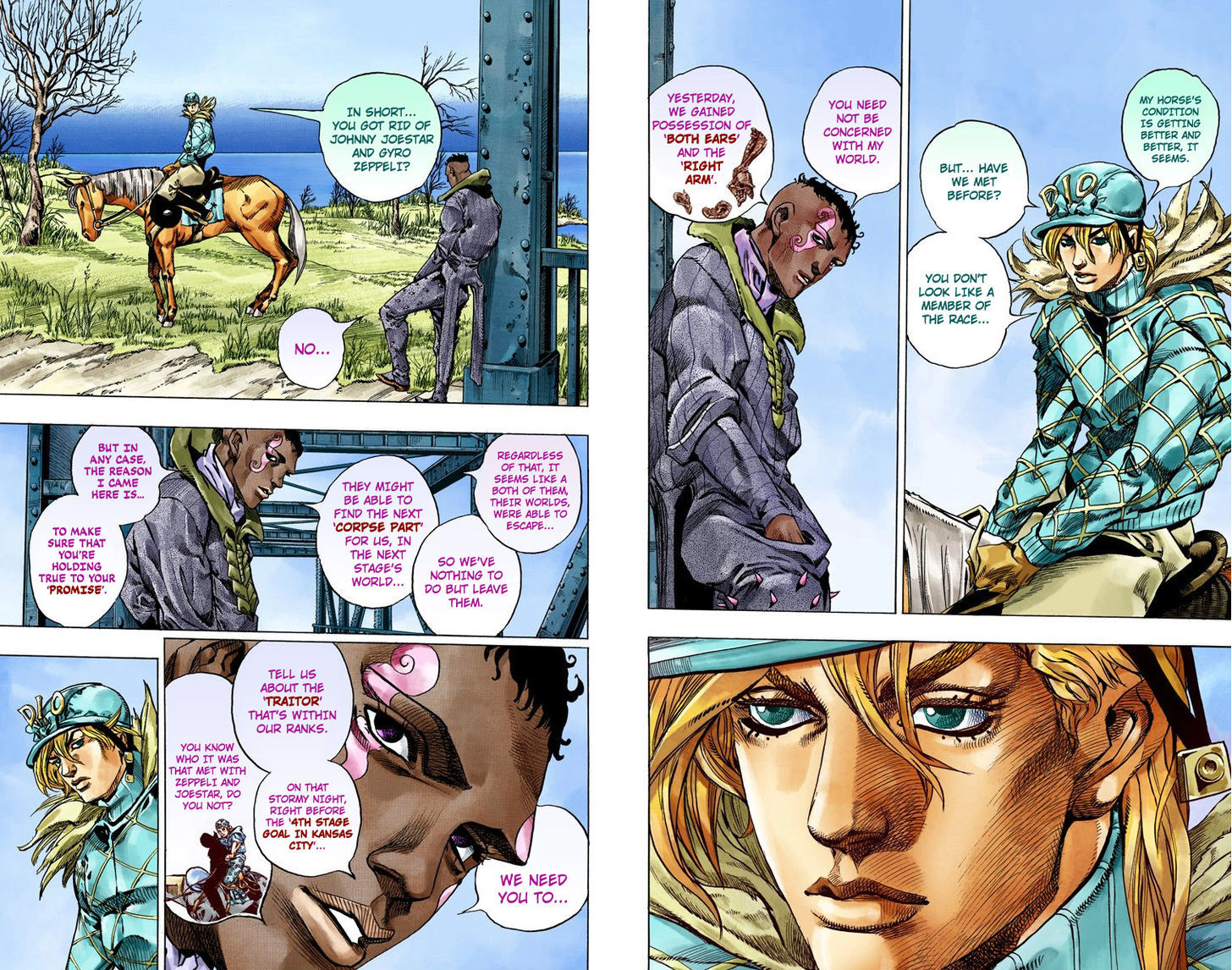 Steel Ball Run - Vol.12 Chapter 48 : Tubular Bells Part 1