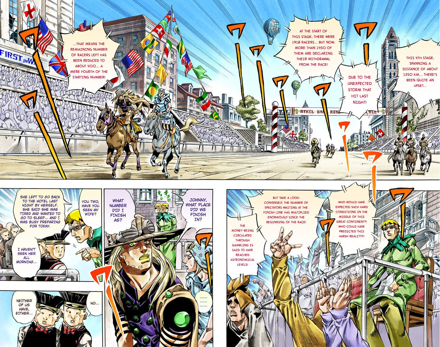 Steel Ball Run - Vol.10 Chapter 40 : The Silent Way Part 1