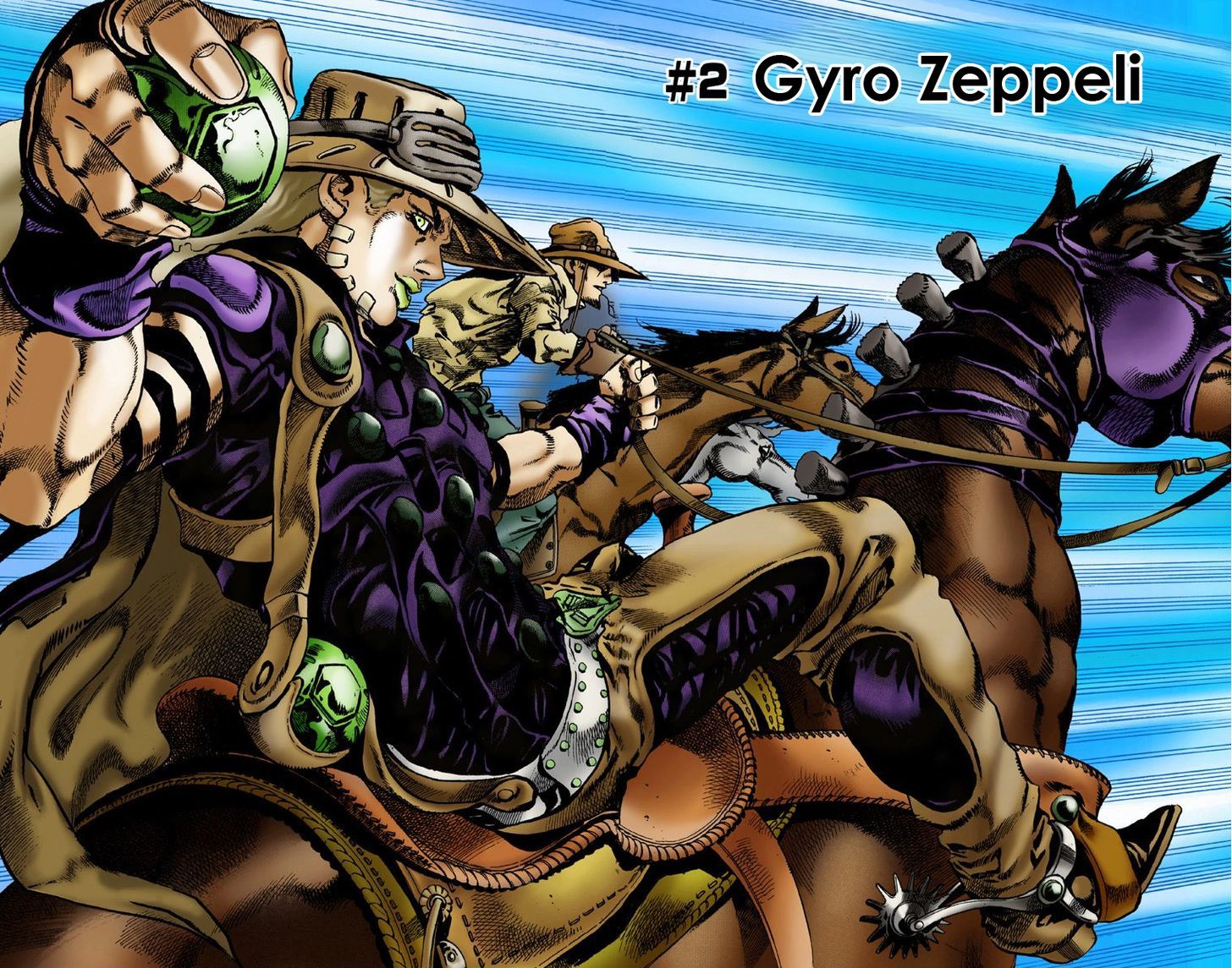 Steel Ball Run - Vol.1 Chapter 2 : Gyro Zeppeli