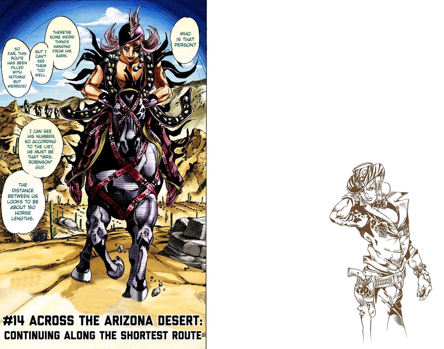 Steel Ball Run - Vol.3 Chapter 14 : Across The Arizona Desert: Continuing Along The Shortest Route