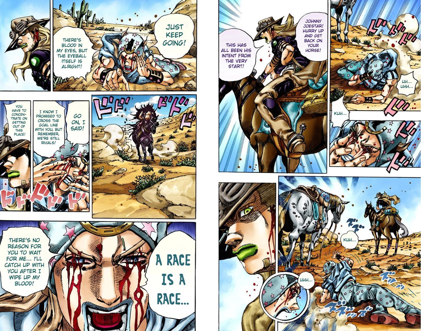 Steel Ball Run - Vol.3 Chapter 14 : Across The Arizona Desert: Continuing Along The Shortest Route