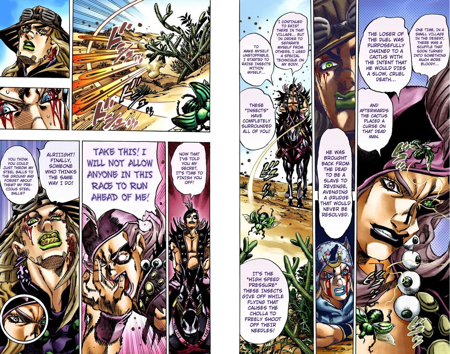 Steel Ball Run - Vol.3 Chapter 14 : Across The Arizona Desert: Continuing Along The Shortest Route