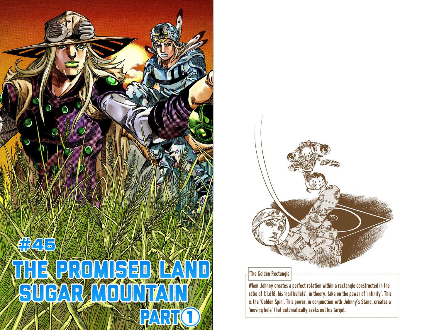 Steel Ball Run - Vol.11 Chapter 45 : The Promised Land: Sugar Mountain Part 1