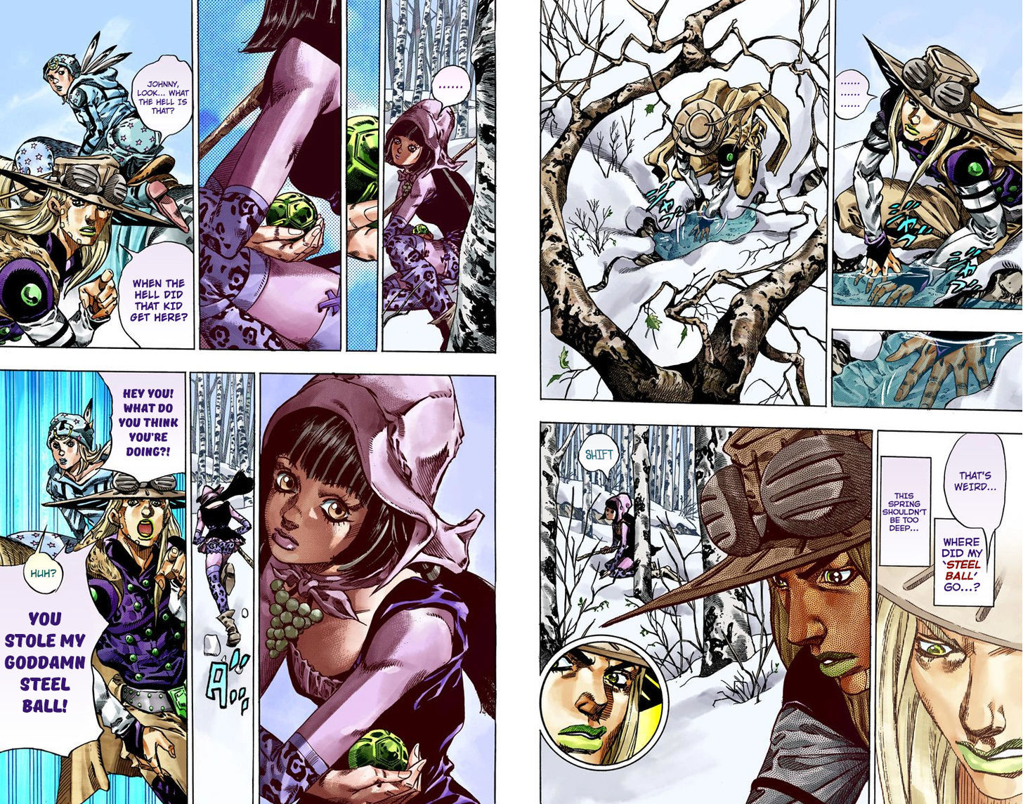 Steel Ball Run - Vol.11 Chapter 45 : The Promised Land: Sugar Mountain Part 1