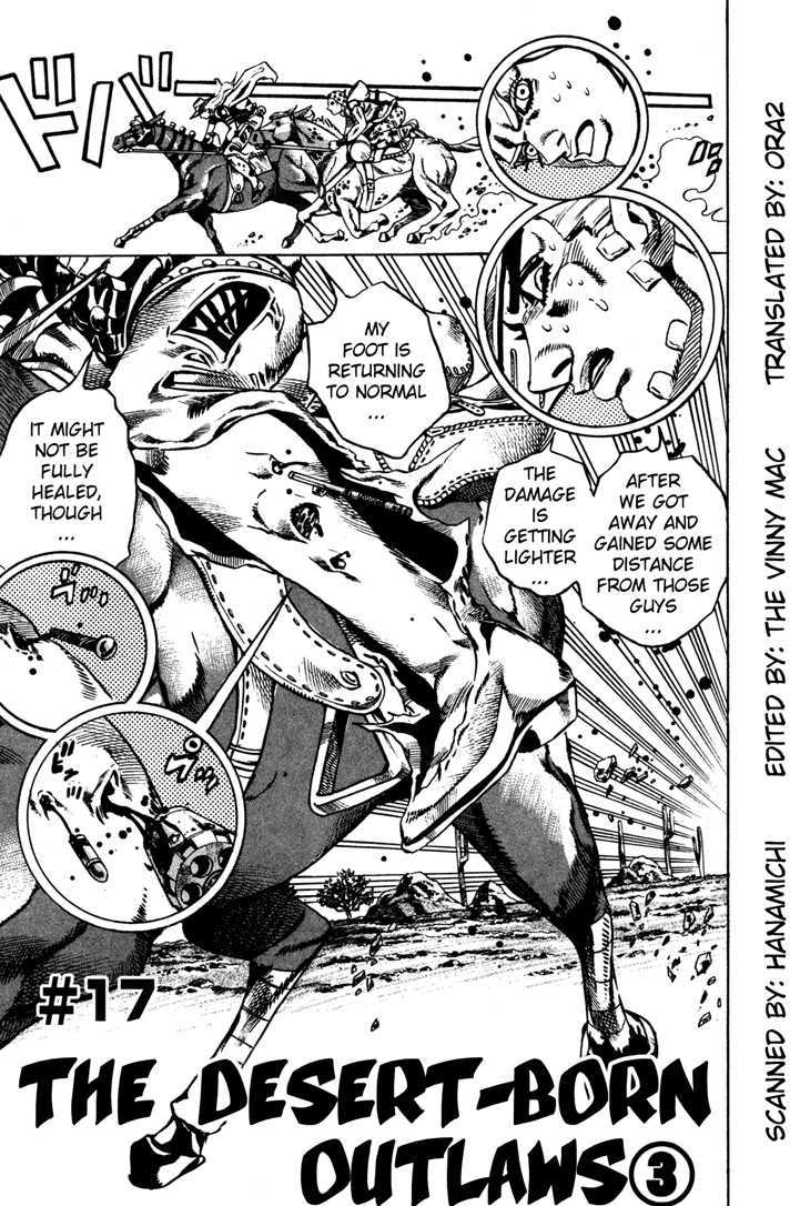 Steel Ball Run - Vol.3 Chapter 17 : The Desert-Born Outlaws Part 3