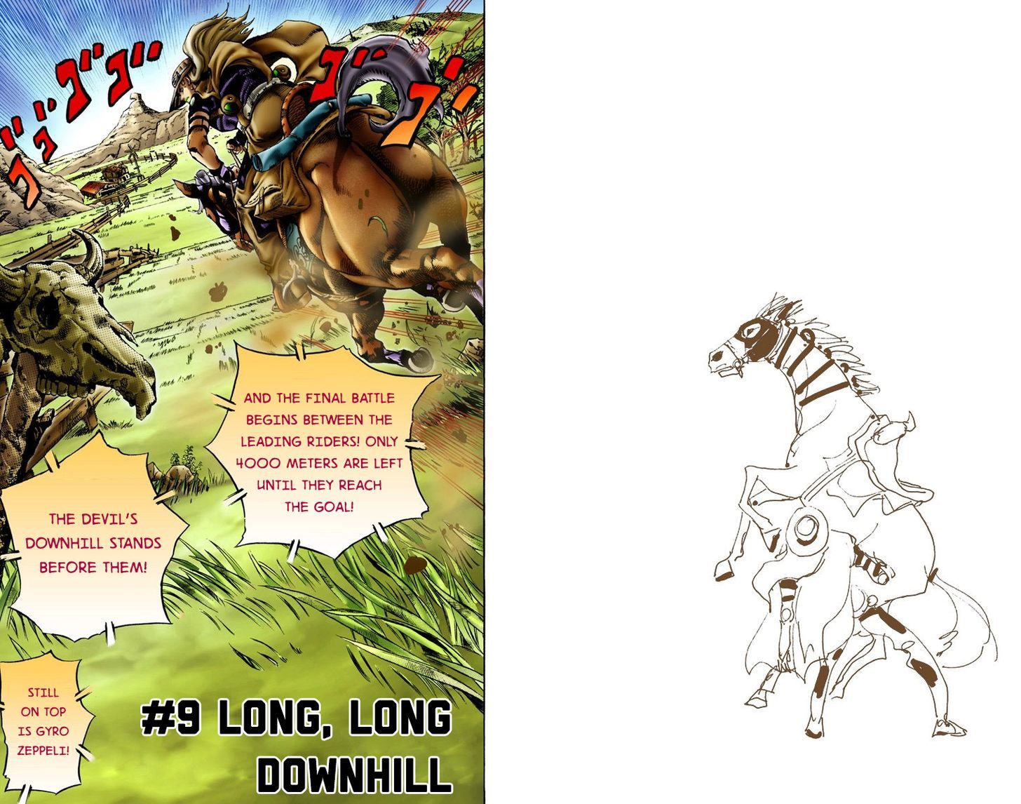 Steel Ball Run - Vol.2 Chapter 9 : Long, Long Downhill