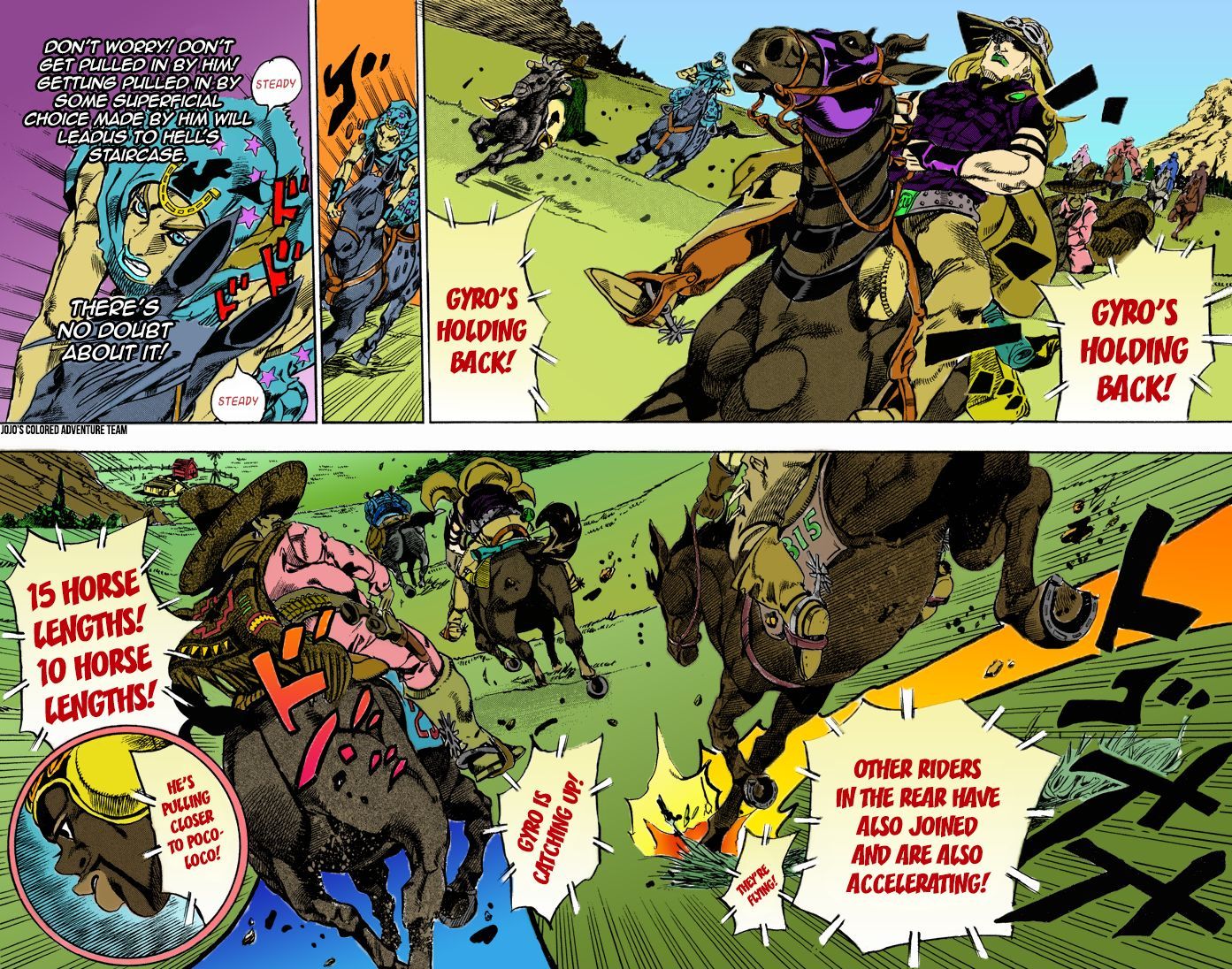 Steel Ball Run - Vol.2 Chapter 9 : Long, Long Downhill