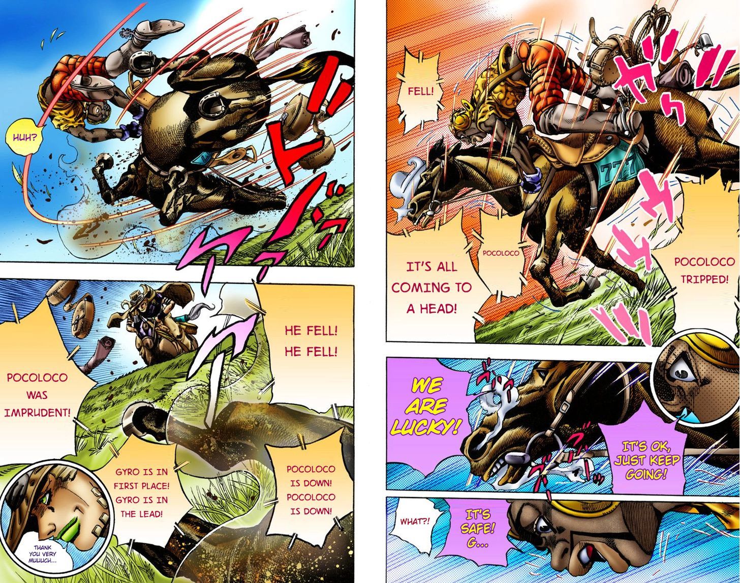 Steel Ball Run - Vol.2 Chapter 9 : Long, Long Downhill