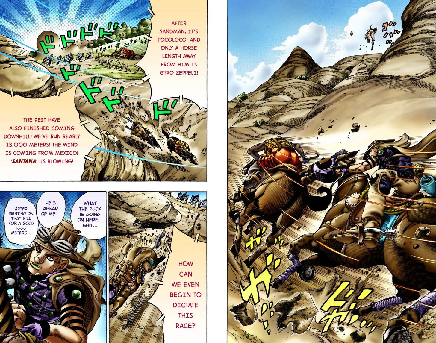 Steel Ball Run - Vol.2 Chapter 10 : Final Straight 2,000 Meters Left