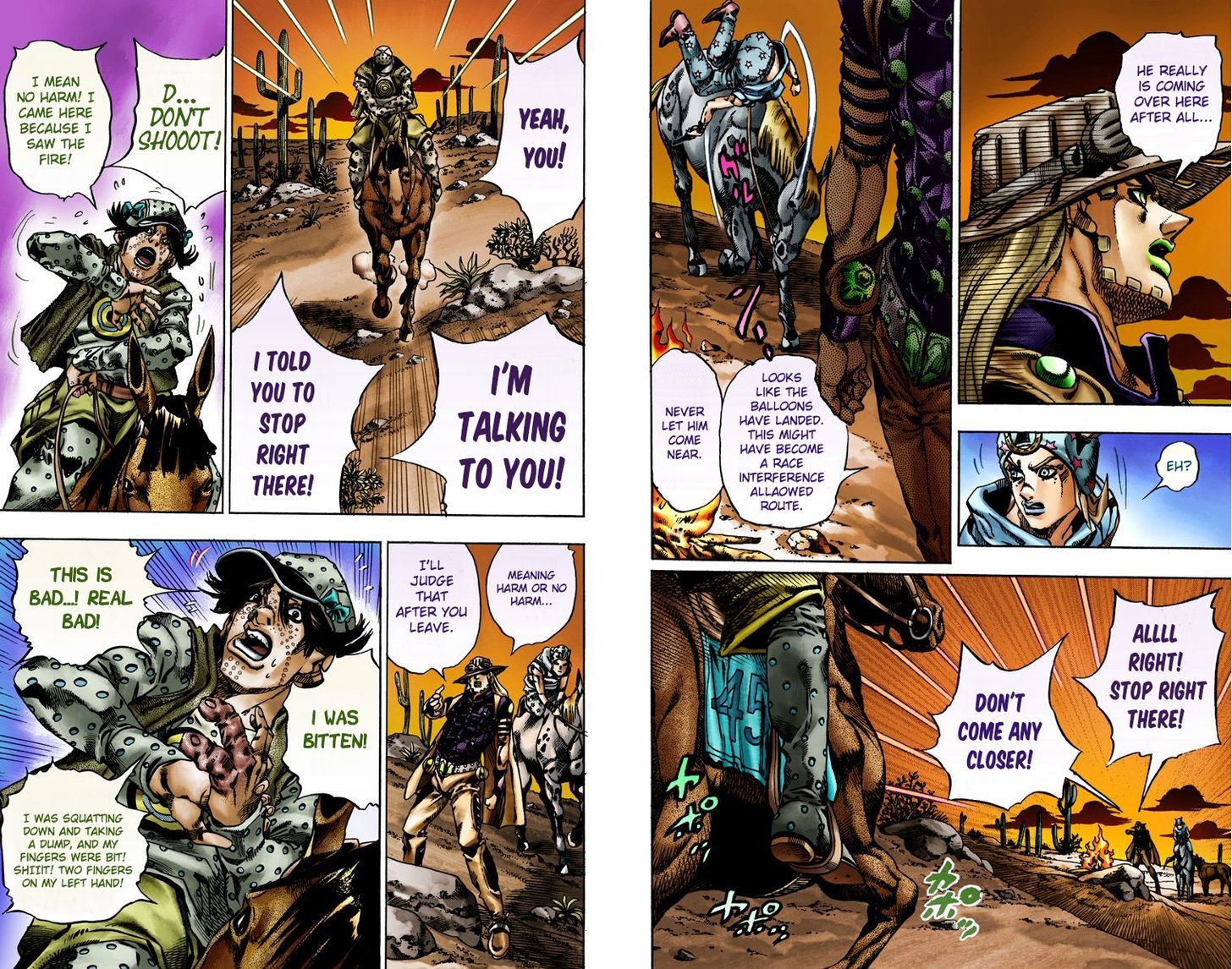 Steel Ball Run - Vol.3 Chapter 15 : The Desert-Born Outlaws Part 1