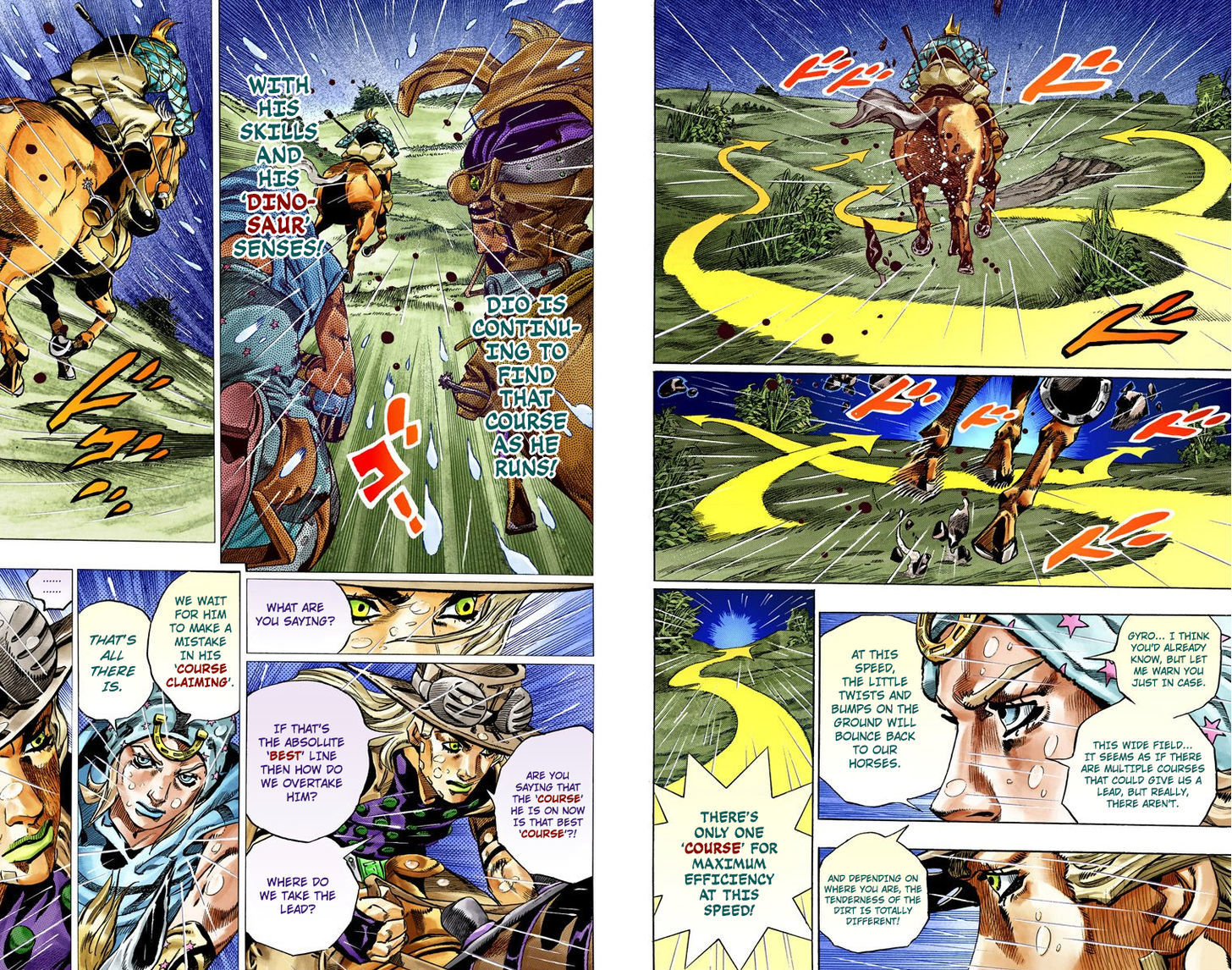 Steel Ball Run - Vol.9 Chapter 38 : Catch The Rainbow (On That Stormy Night) Part 1