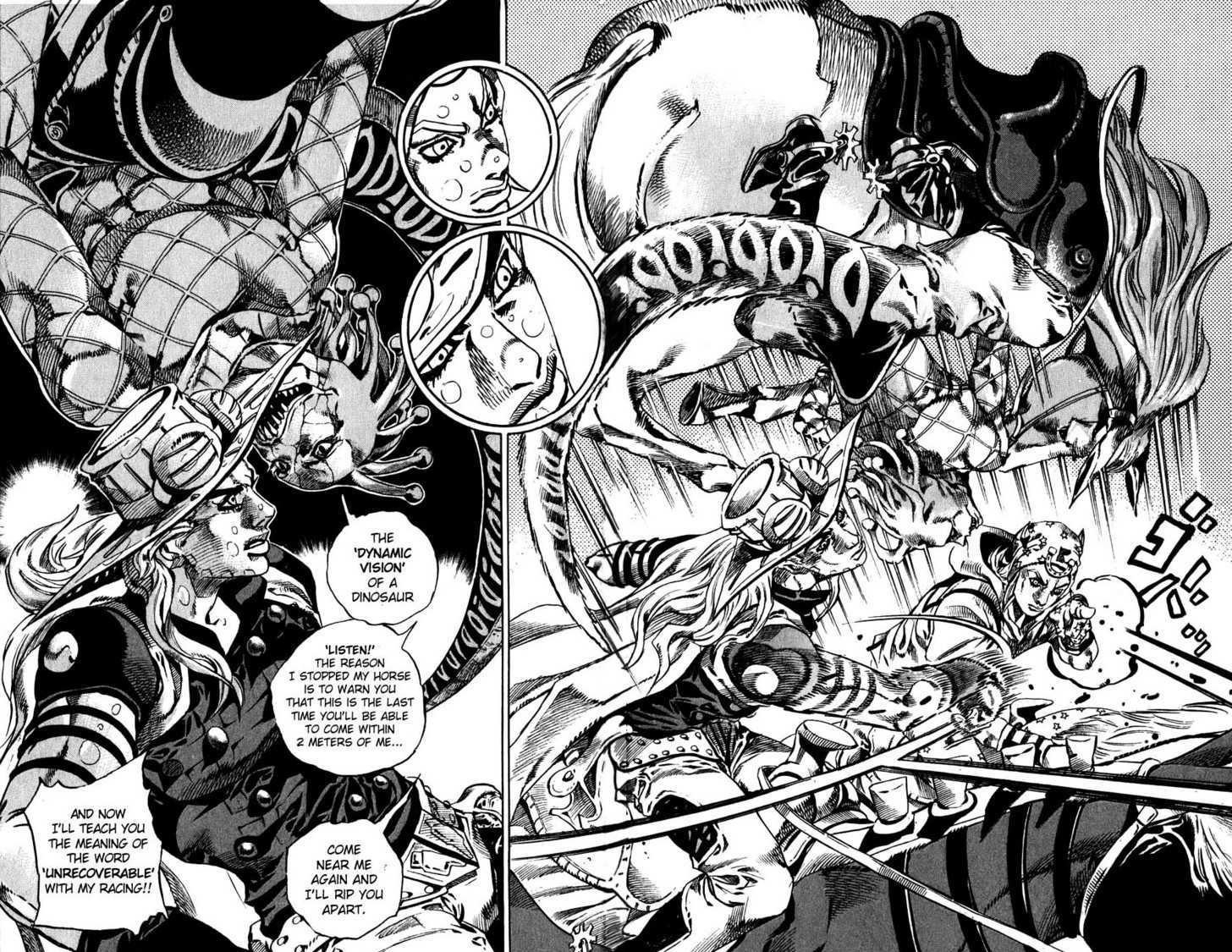 Steel Ball Run - Vol.9 Chapter 38 : Catch The Rainbow (On That Stormy Night) Part 1