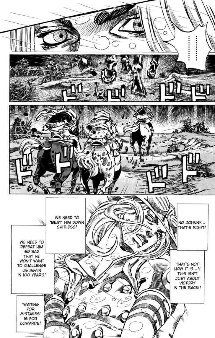 Steel Ball Run - Vol.9 Chapter 38 : Catch The Rainbow (On That Stormy Night) Part 1