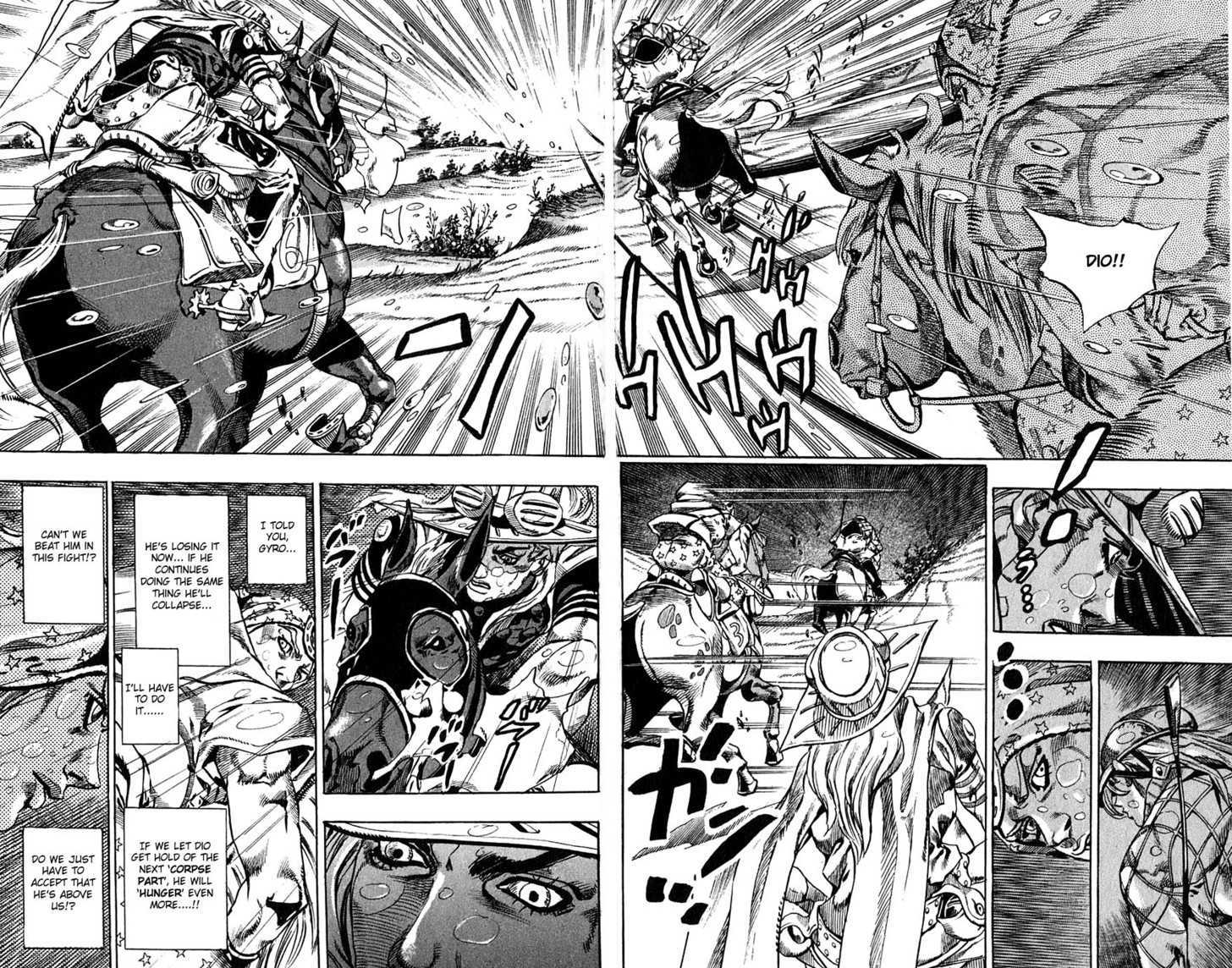 Steel Ball Run - Vol.9 Chapter 38 : Catch The Rainbow (On That Stormy Night) Part 1