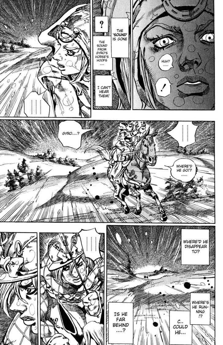 Steel Ball Run - Vol.9 Chapter 38 : Catch The Rainbow (On That Stormy Night) Part 1