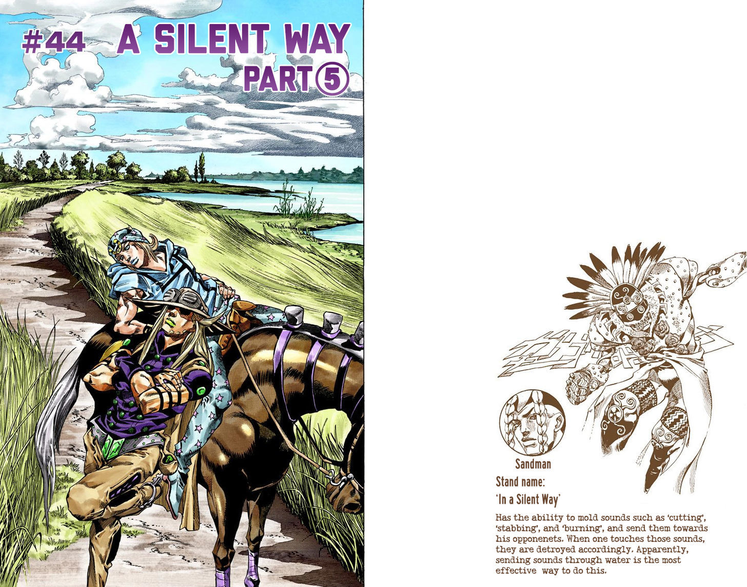 Steel Ball Run - Vol.11 Chapter 44 : The Silent Way Part 5