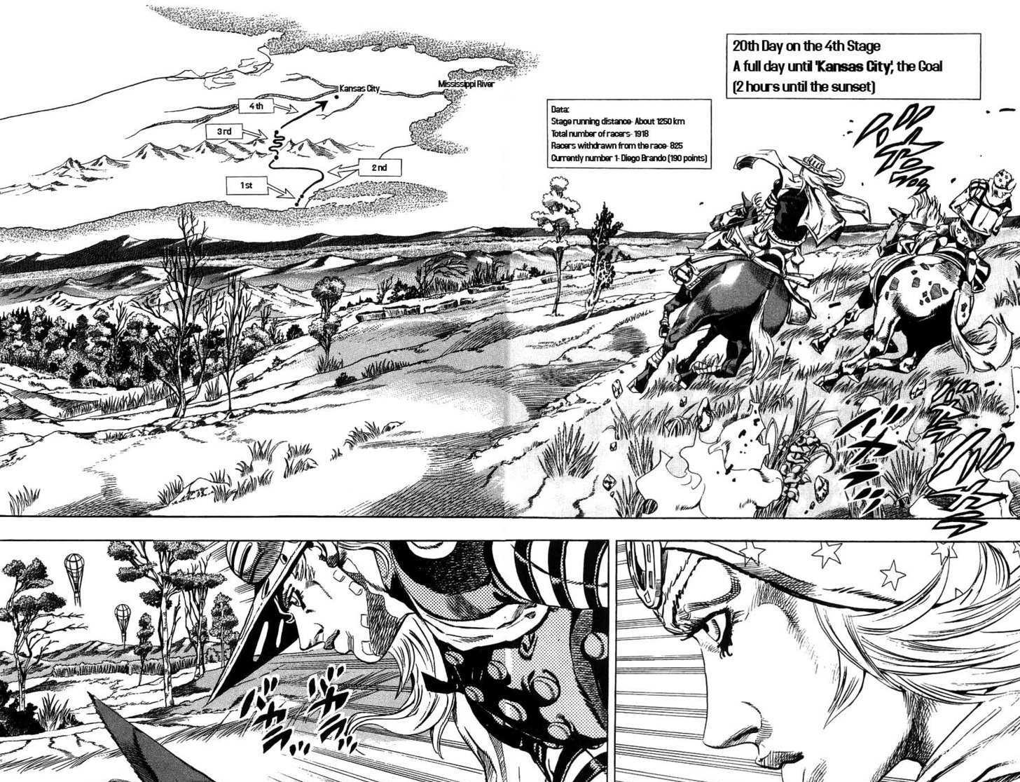 Steel Ball Run - Vol.8 Chapter 36 : The Green Tombstone Part 1