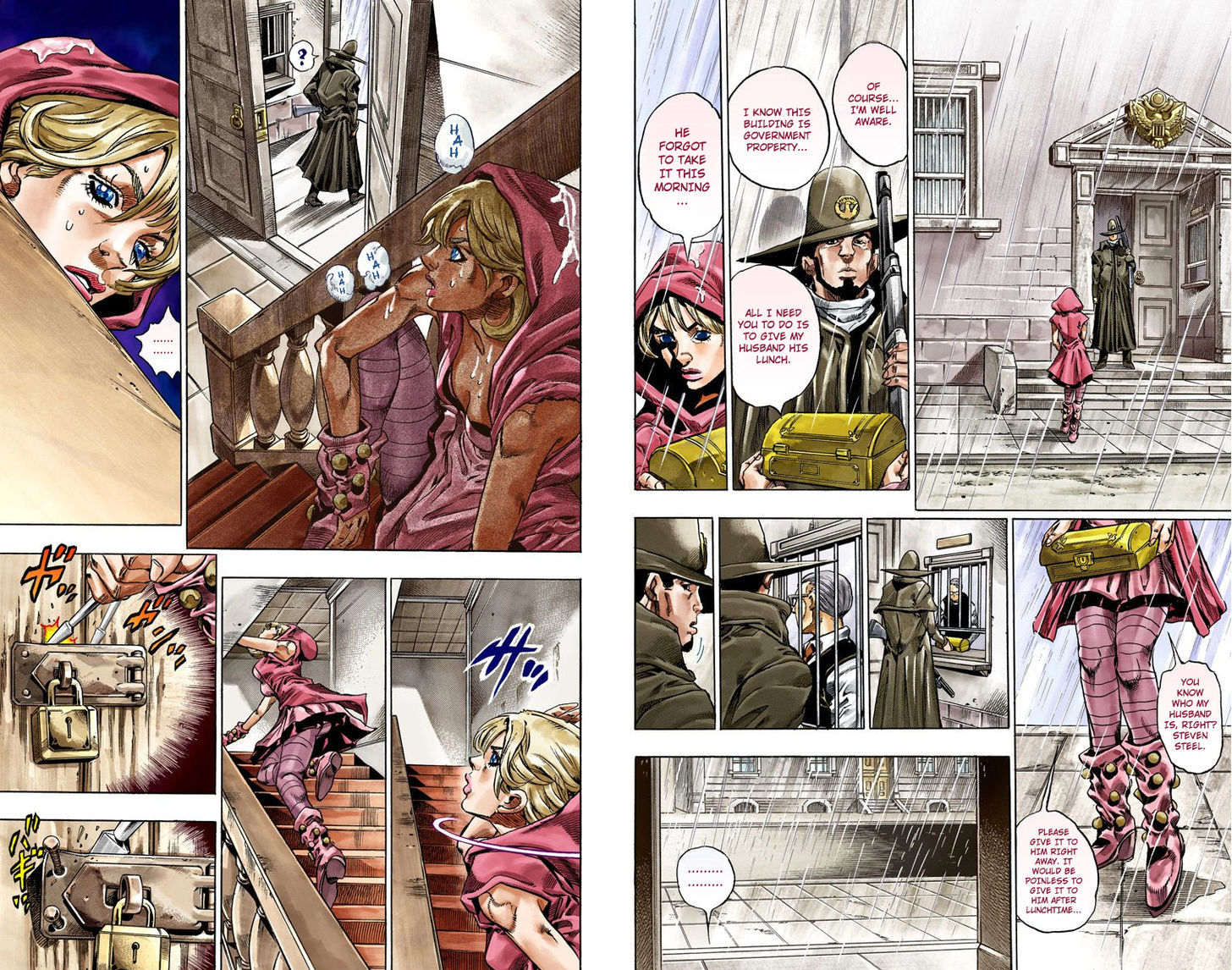 Steel Ball Run - Vol.8 Chapter 36 : The Green Tombstone Part 1