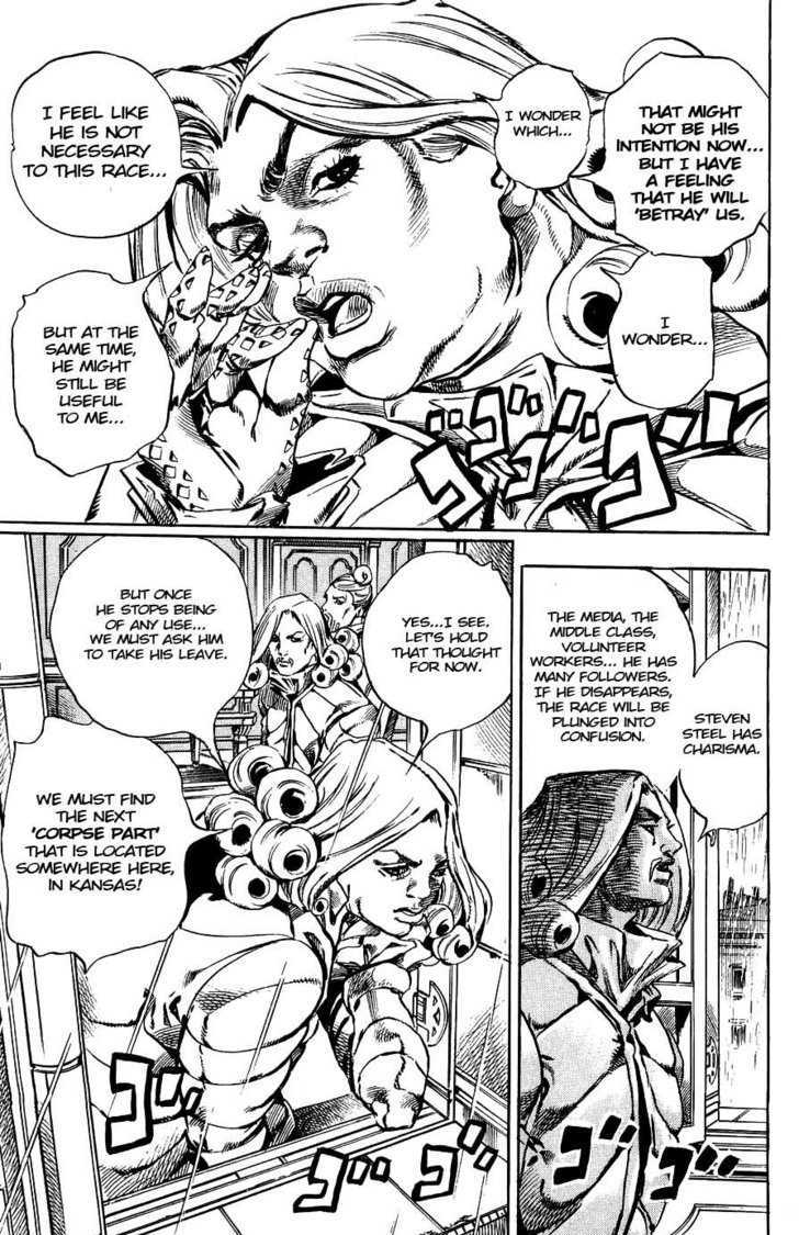 Steel Ball Run - Vol.8 Chapter 36 : The Green Tombstone Part 1