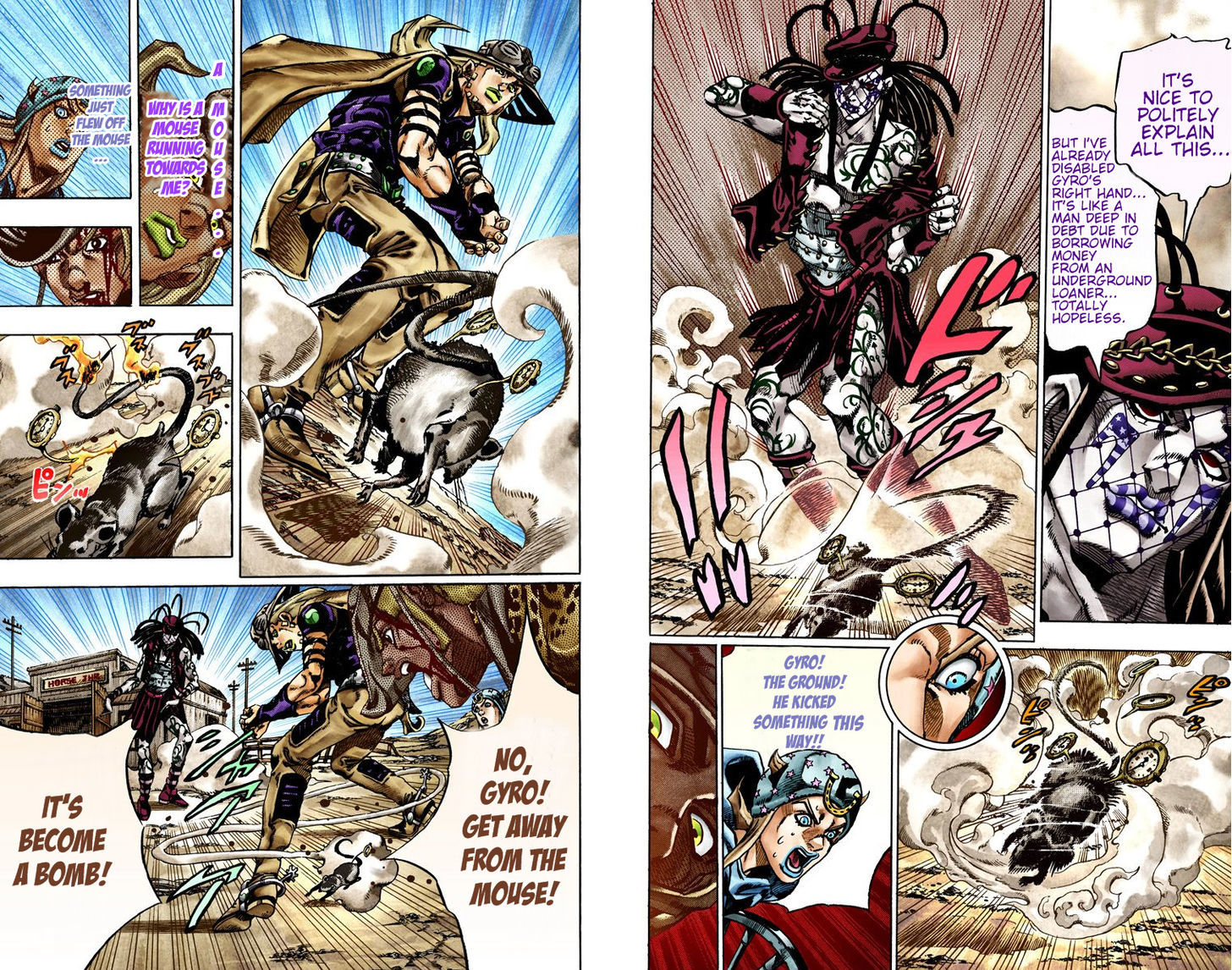 Steel Ball Run - Vol.4 Chapter 22 : The Terrorist From A Far Off Country Part 1