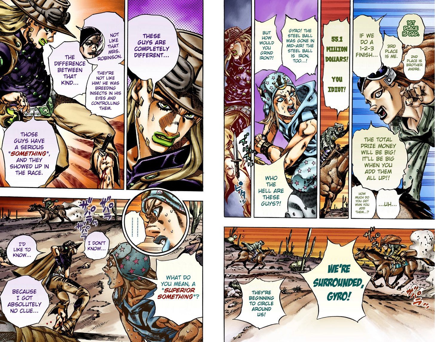 Steel Ball Run - Vol.3 Chapter 16 : The Desert-Born Outlaws Part 2