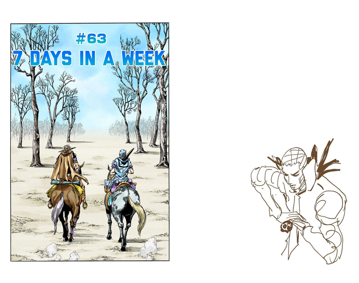 Steel Ball Run - Vol.16 Chapter 63 : 7 Days In A Week