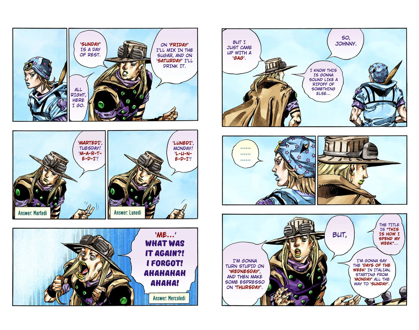 Steel Ball Run - Vol.16 Chapter 63 : 7 Days In A Week