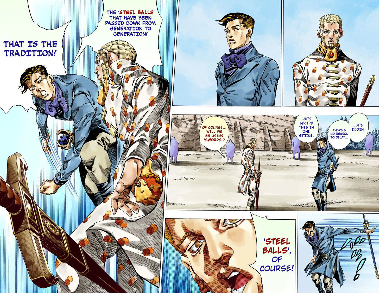 Steel Ball Run - Vol.13 Chapter 51 : Wrecking Ball Part 1