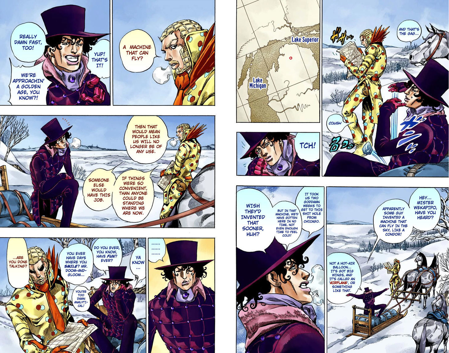 Steel Ball Run - Vol.13 Chapter 51 : Wrecking Ball Part 1