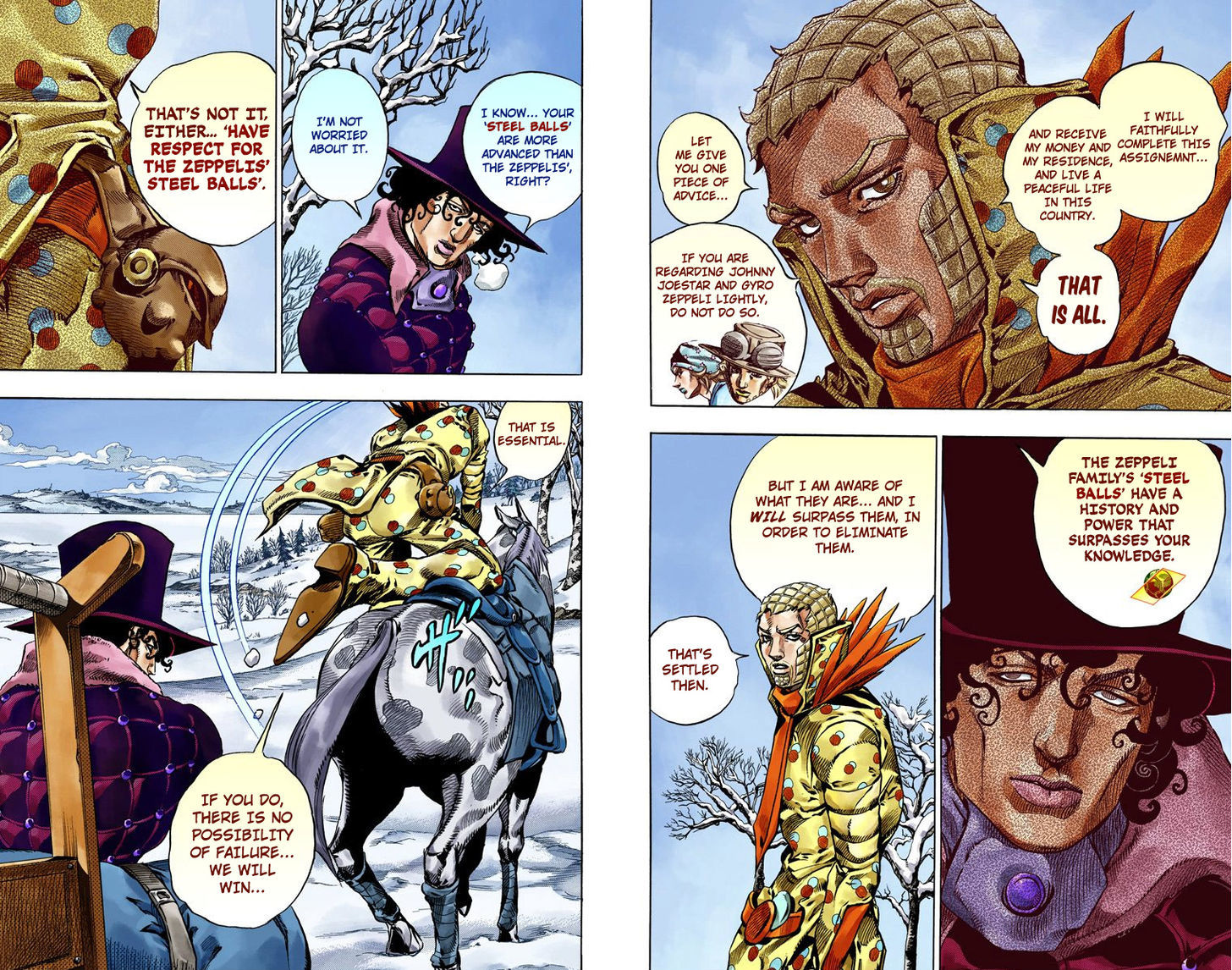 Steel Ball Run - Vol.13 Chapter 51 : Wrecking Ball Part 1