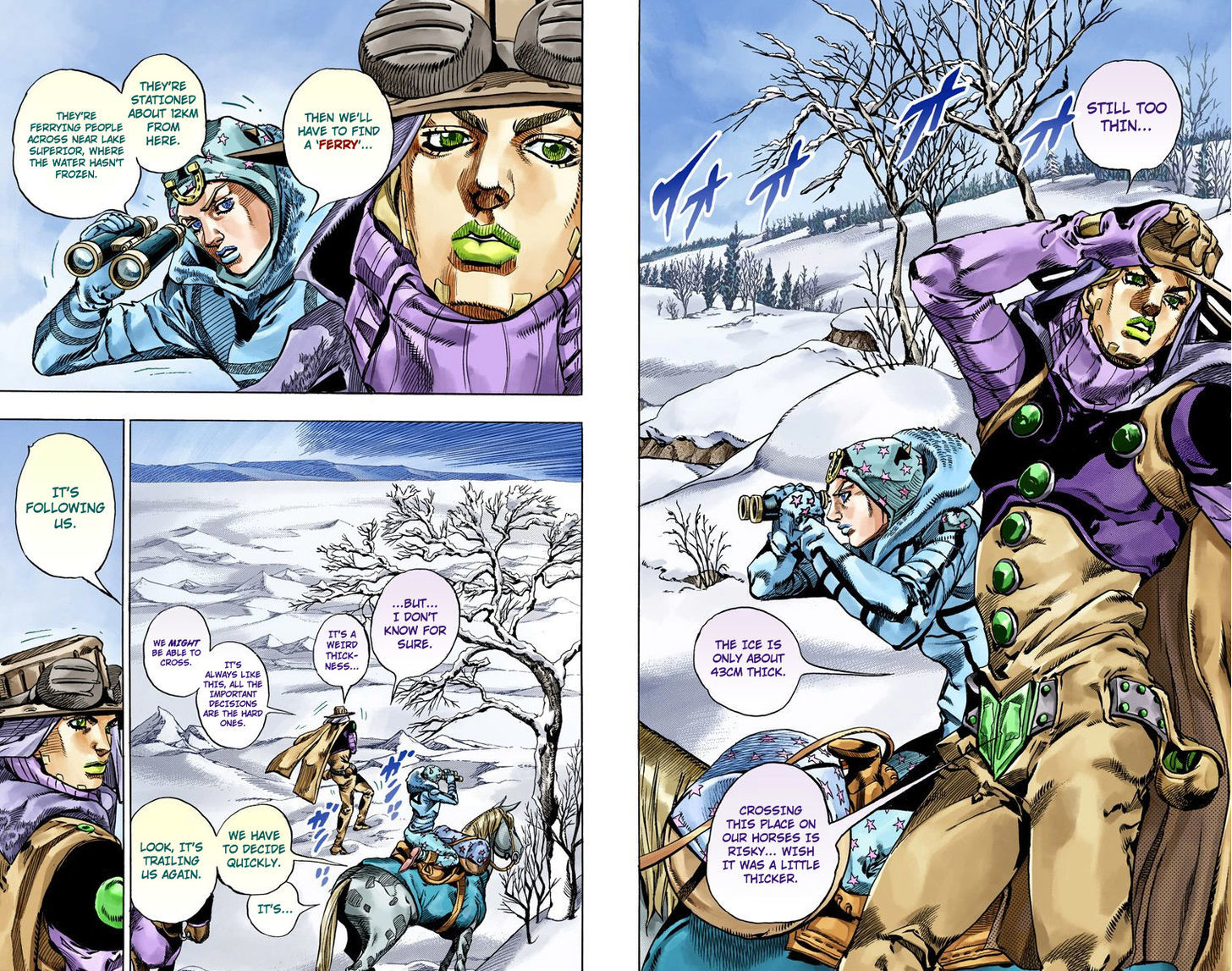 Steel Ball Run - Vol.13 Chapter 51 : Wrecking Ball Part 1