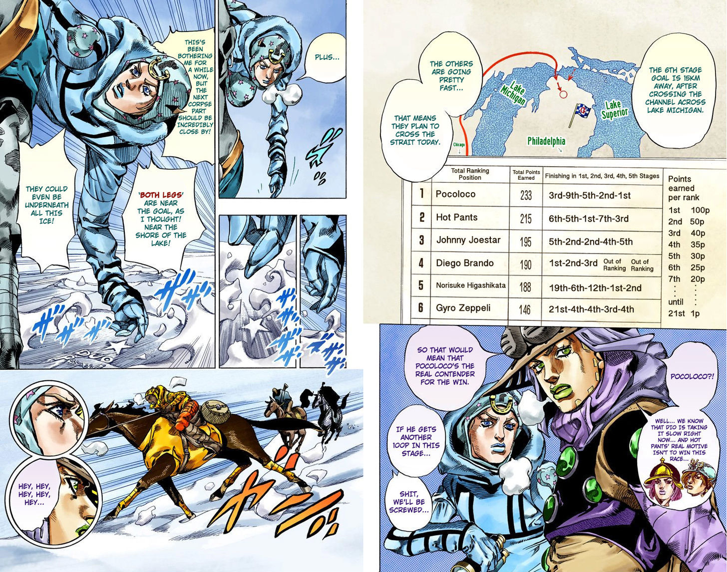 Steel Ball Run - Vol.13 Chapter 51 : Wrecking Ball Part 1