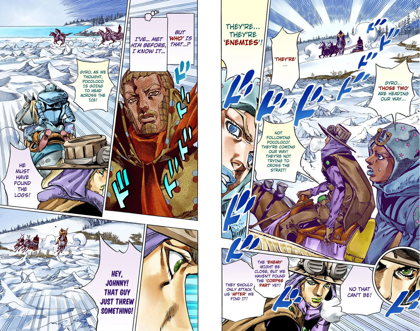 Steel Ball Run - Vol.13 Chapter 51 : Wrecking Ball Part 1