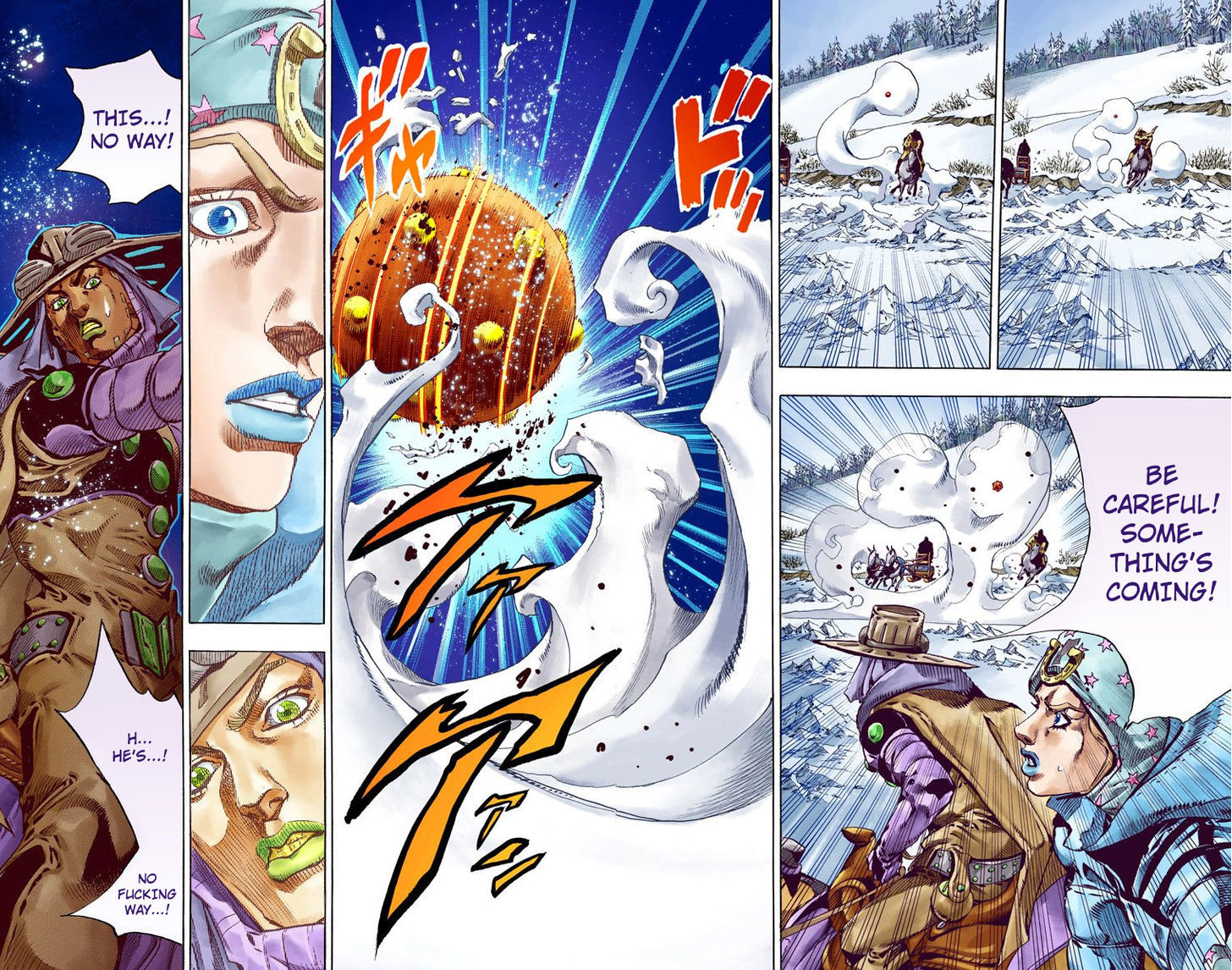 Steel Ball Run - Vol.13 Chapter 51 : Wrecking Ball Part 1