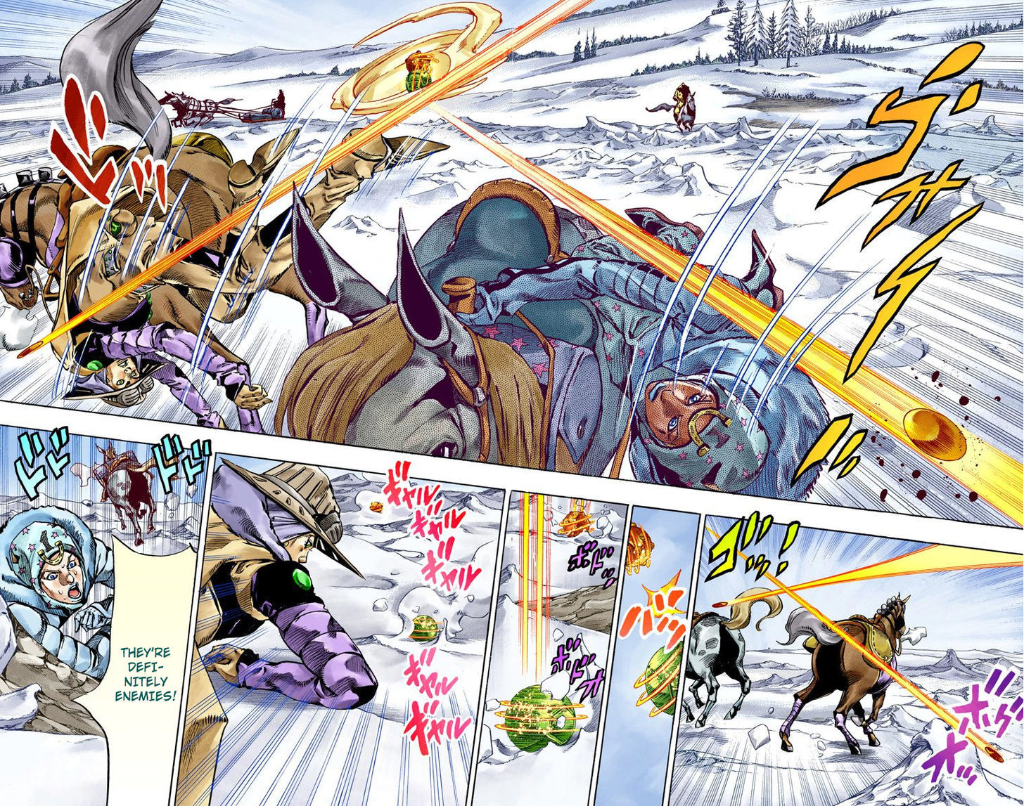 Steel Ball Run - Vol.13 Chapter 51 : Wrecking Ball Part 1