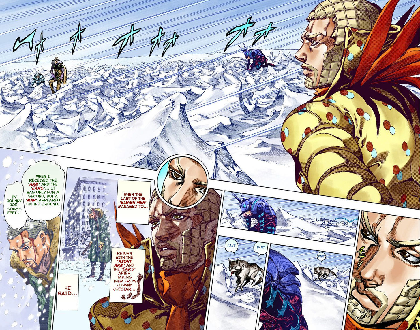 Steel Ball Run - Vol.14 Chapter 52 : Wrecking Ball Part 2